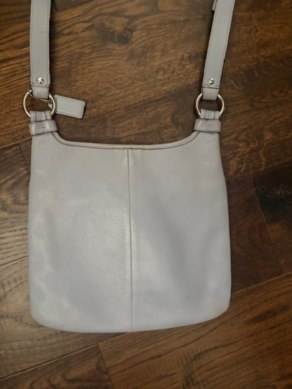 Coach Periwinkle Leather Crossbody Bag | Authentic | Original Tags & Care Card - Picture 9 of 16